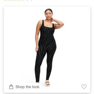 DVF for Target Women's Racerback Tonal Zebra Full Length Bodysuit -XXL Brand New